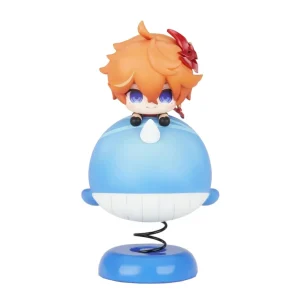 Apex Genshin Impact Tartaglia Chibi Figure PVC ABS Painted Collectible Stand