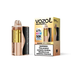 Banana Taffy Freeze - Vozol Mega 50k Disposable Vape Kit