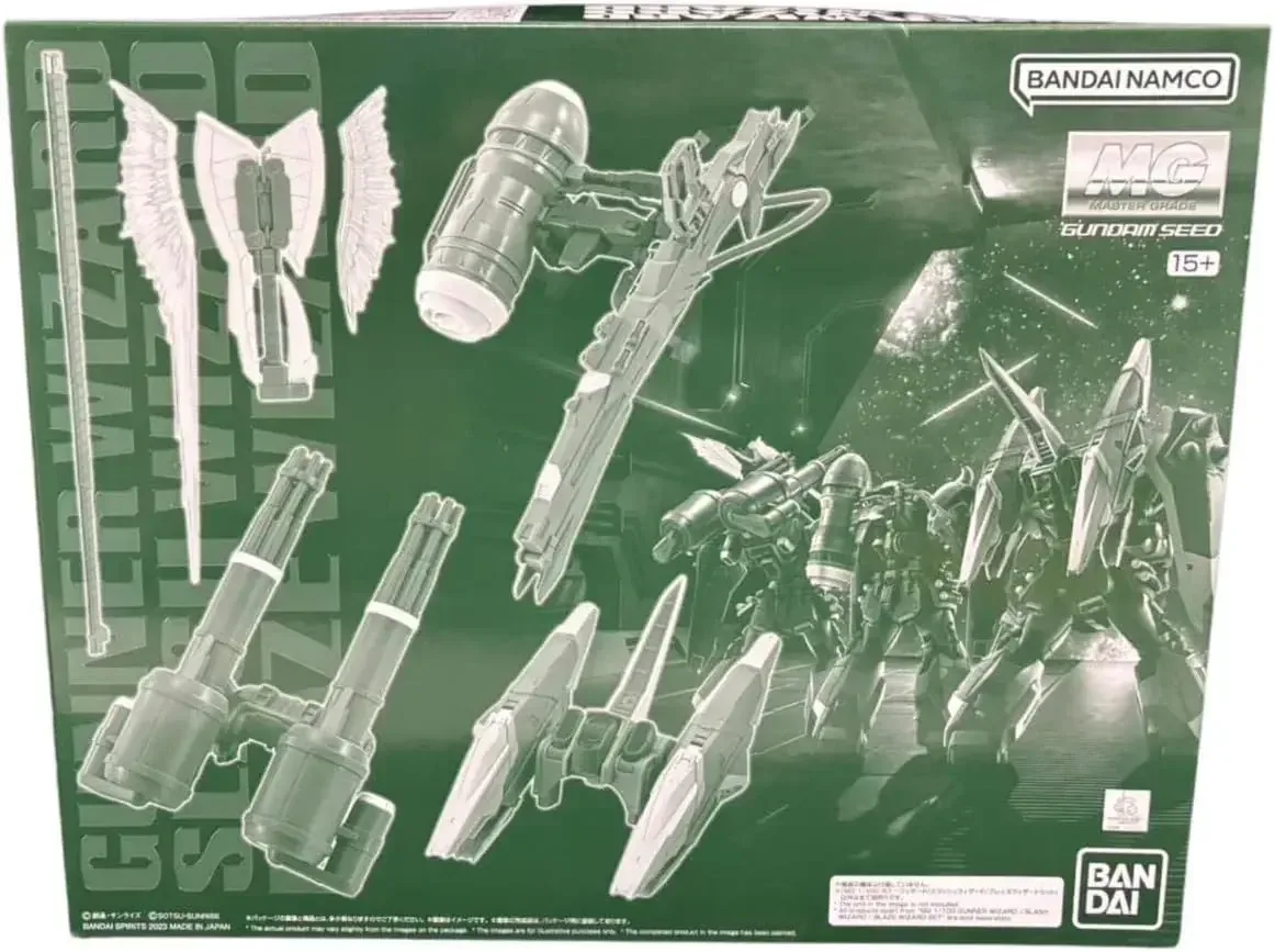 Bandai Spirits MG 1/100 Wizard Set Gunner Slash Blaze Model Kit - Image 2