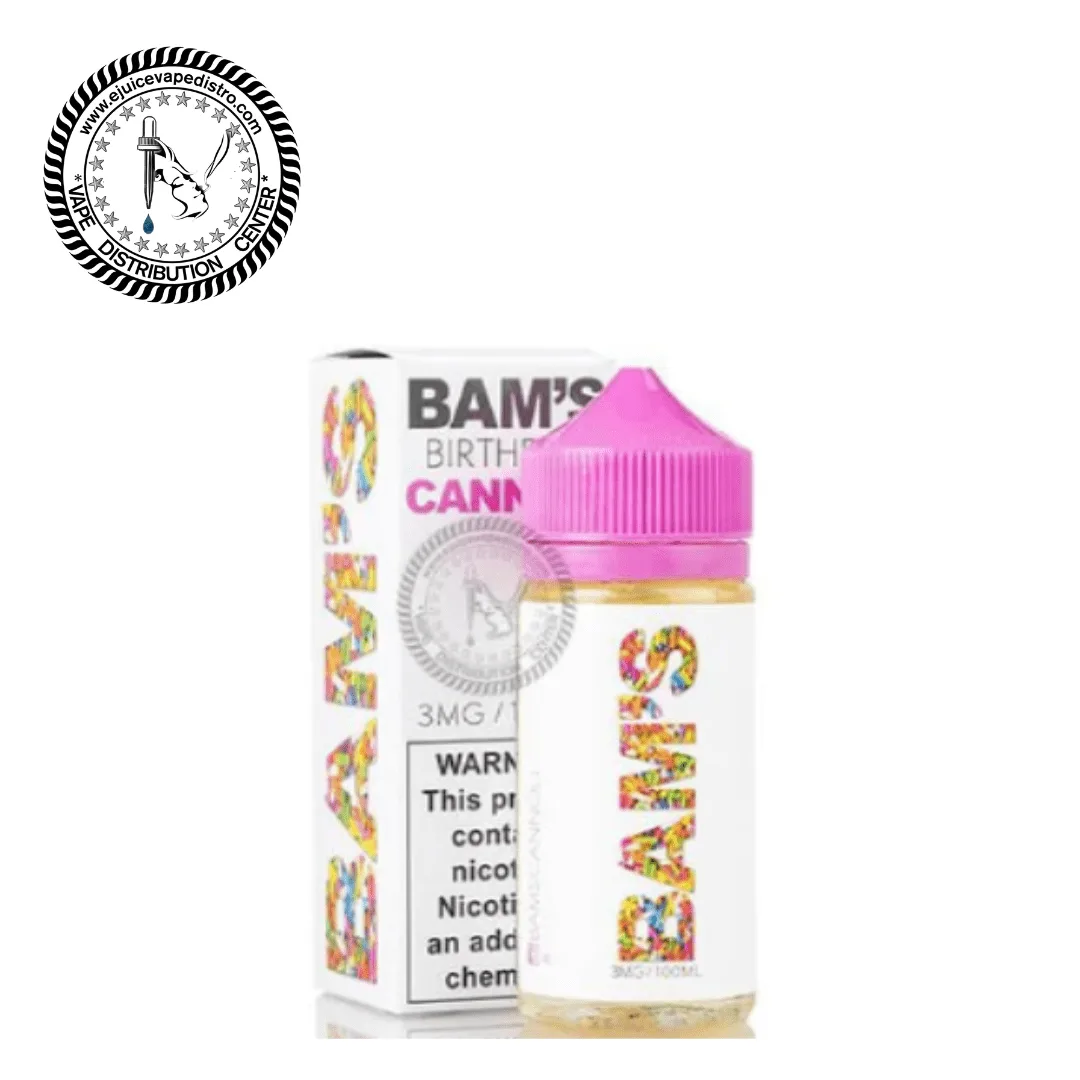 Birthday Cannoli Vape Juice by Bam’s Cannoli 100ML - Image 2