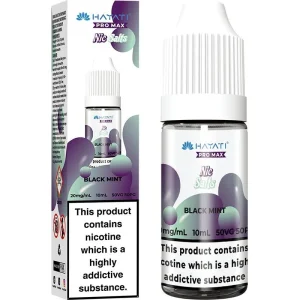 Black mint Hayati Pro Max Nic Salts e-liquid 10ml