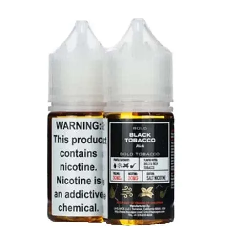 Black Tobacco by Glas Basix Nic Salts 30ML