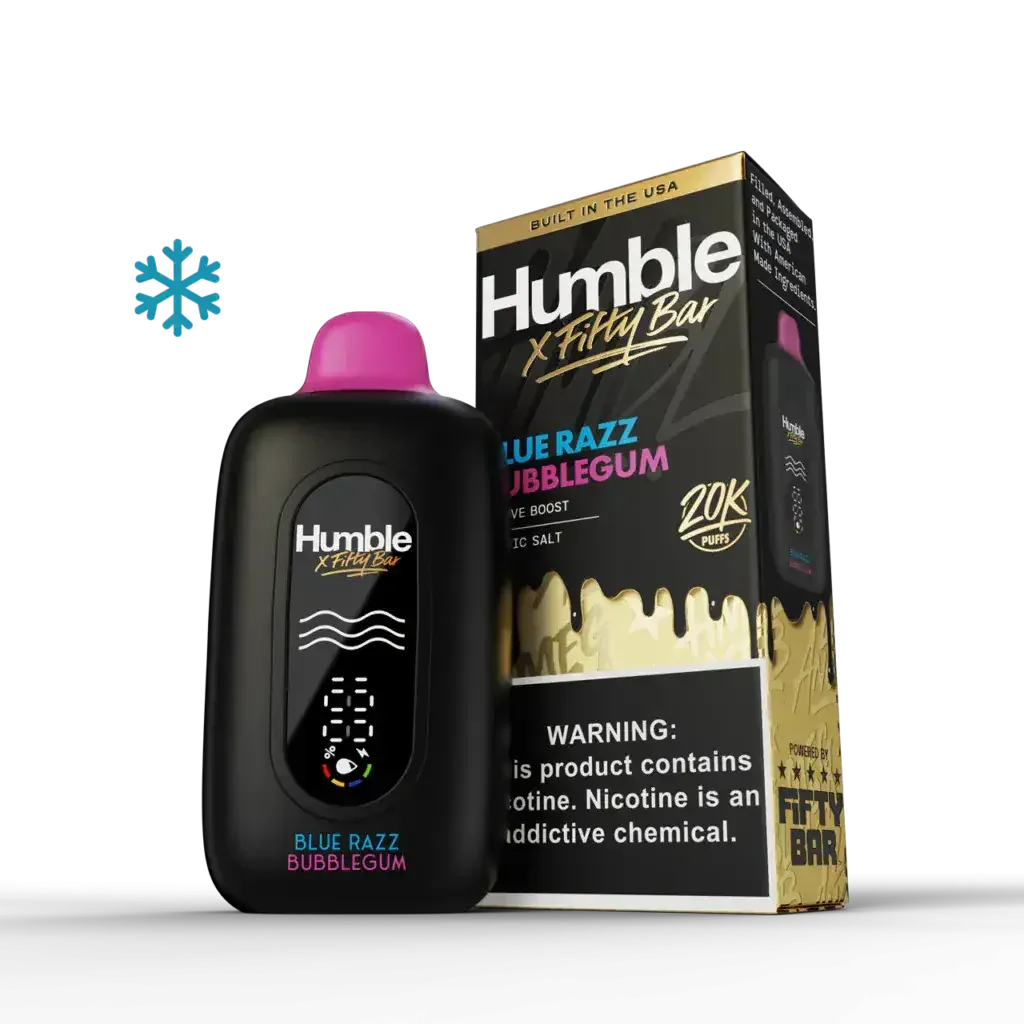 Blue Razz Bubblegum - Fifty Bar x Humble 20K Disposable Vape
