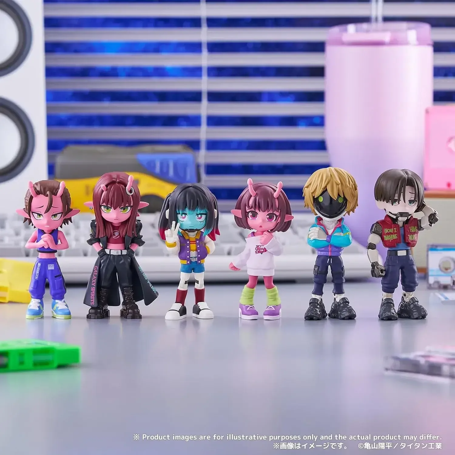 Bushiroad PalVerse Galaxy Express Milky Subway PVC Figure 3.5in - Image 2
