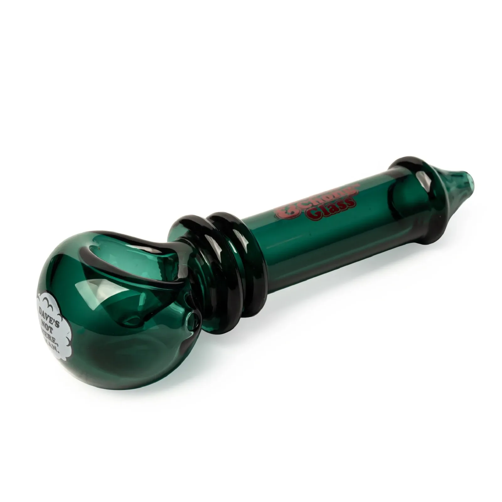 Cheech & Chong Glass Zimmerman Pipe - 4in - Image 2