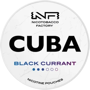 Cuba White Line Blackcurrant Nicotine Pouches 10mg (5 Pack)