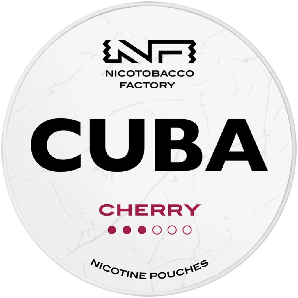 Cuba White Line Cherry Nicotine Pouches 10mg (5 Pack)