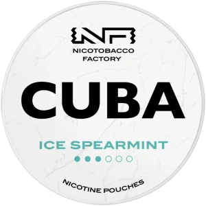 Cuba White Line Ice Spearmint Nicotine Pouches 10mg (5 Pack)