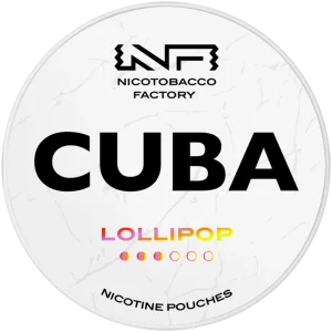 Cuba White Line Lollipop Nicotine Pouches 10mg (5 Pack)