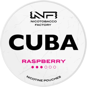 Cuba White Line Raspberry Nicotine Pouches 10mg (5 Pack)