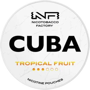 Cuba White Line Tropical Fruit Nicotine Pouches 10mg (5 Pack)