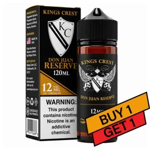 Don Juan Reserve - 12mg - Kings Crest - 120mL Buy 1 Get 1
