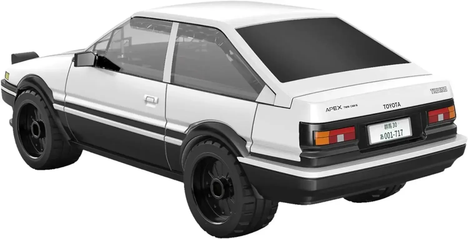 Doyusha Initial D AE86 Trueno Car Building Model Kit 1:35 Scale - Image 2