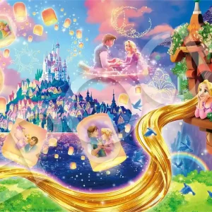 Epoch 1000 Piece Disney Rapunzel Jigsaw Puzzle 50x75cm - Waiting For The Lights