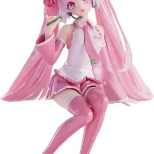 Furyu Hatsune Miku Noodle Stopper Figure Sakura Miku 2024 Pearl 15cm