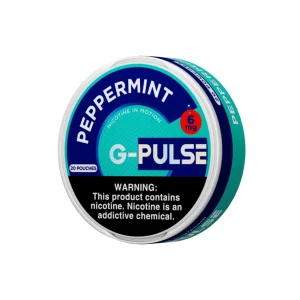 G-Pulse Peppermint Nicotine Pouches 6mg 10mg 15mg