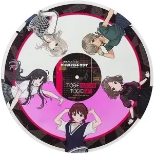 Good Smile Moment Girls Band Cry Record-Style Acrylic Display 250mm