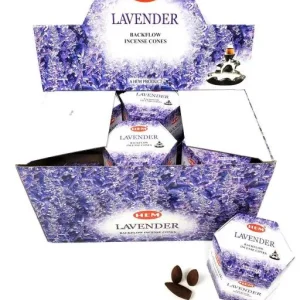 HEM Backflow Cones - Lavender Backflow Incense 40 Cones