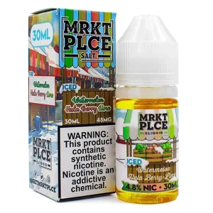 Iced Watermelon Hula Berry Lime - 48mg - MRKTPLCE Salt - 30mL
