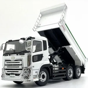 Kyosho 1/43 Ud Trucks Quon Kyokuto White Dump Truck Model Ks03940W