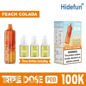 Peach Colada - Hide Fun Triple Dose 100K Disposable Vape Pod