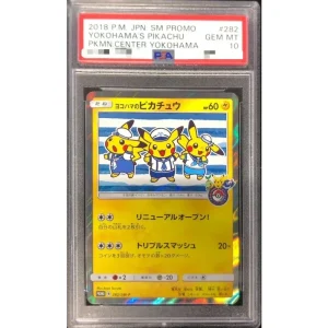 Pikachu Yokohama 282/SM-P PSA10 Japanese Pokémon TCG Card