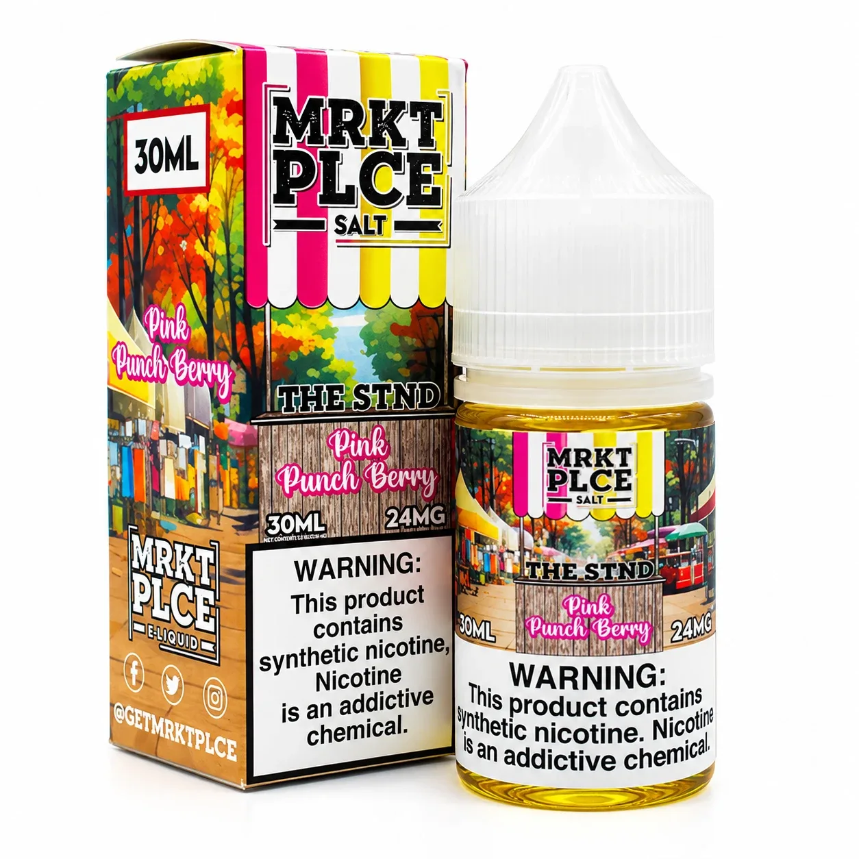 Pink Punchberry - 24mg - MRKTPLCE Salt - 30mL