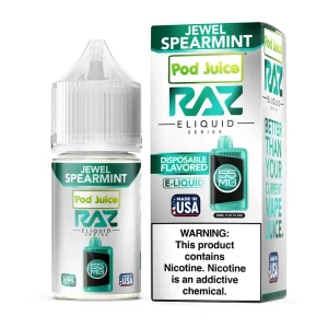 Pod Juice X RAZ Salt – Jewel Spearmint – 30ML E-Liquid