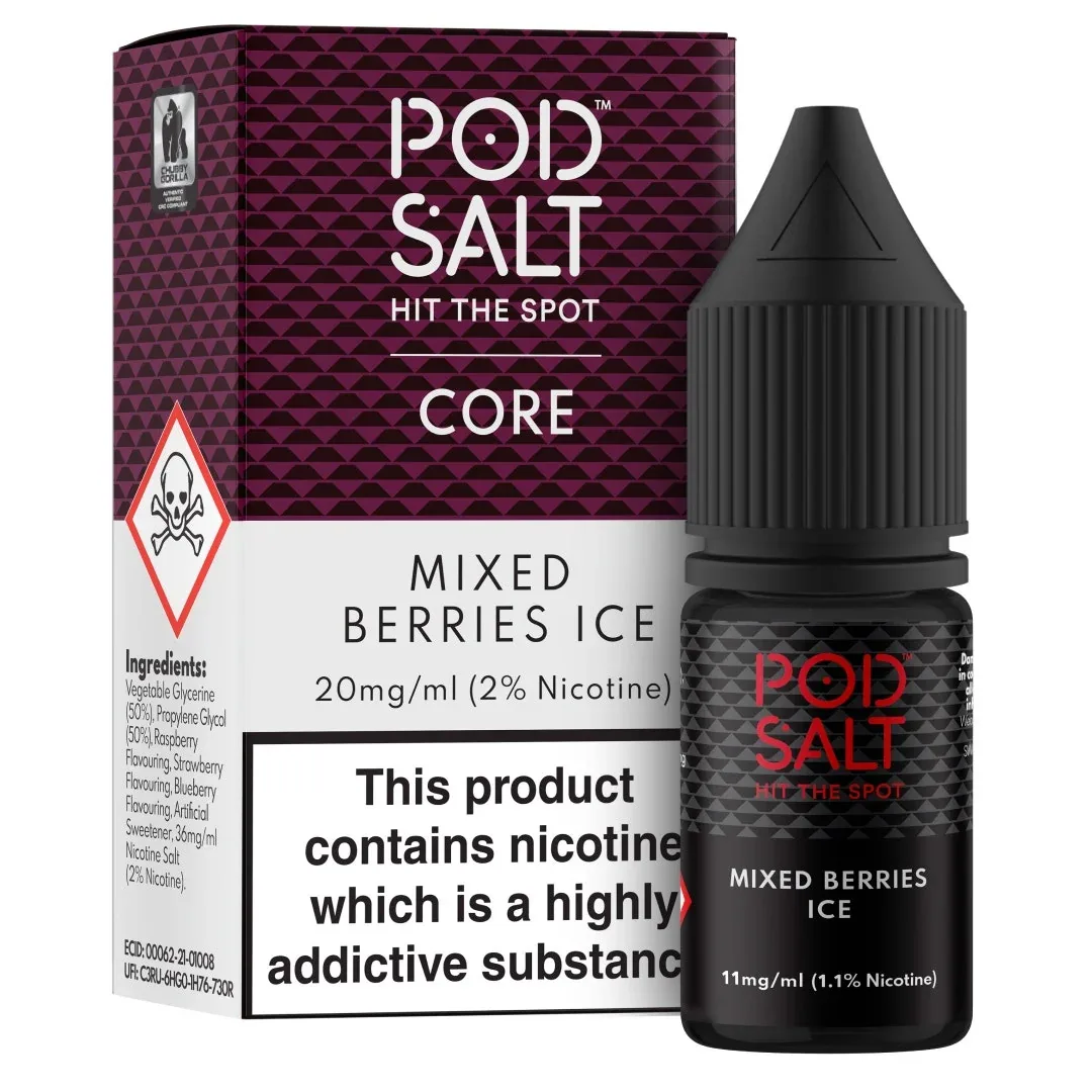 Pod Salt Mixed Berries Ice 10ml Nicotine Salt E-Liquid