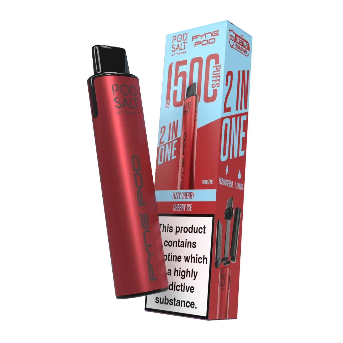Pod Salt Pyne Pod 2 in One Starter Kit Cherry Edition