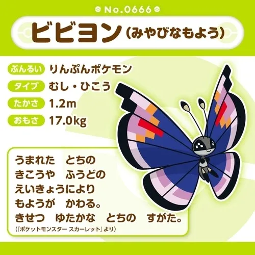 Pokemon Vivillon Plush Figure Elegant Soft Stuffed Animal Toy - Image 2