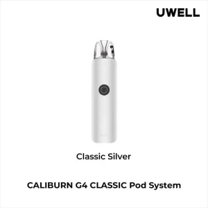 Uwell Caliburn G4 Classic 35W Pod Kit - Classic Silver