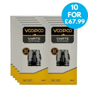 Box Of 10 – Voopoo Vmate V2 Replacement Pods XL Multipack