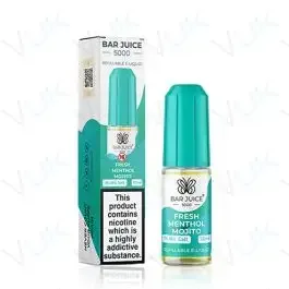 Bar Juice 5000 Fresh Menthol Mojito Nic Salt Vape Juice