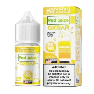Pod Juice x OXBAR TF Banana Dream Ice 30ml - 35mg