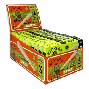 Zig Zag Organic Hemp Cones 24 Pack