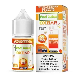 Pod Juice x OXBAR TF Strawberry Orange Pop Ice 30ml - 35mg