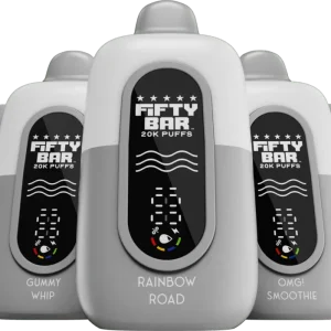 Fifty Bar 20K Disposable 5% (White Series) - 5 Pack