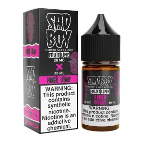 Sadboy Salts Punch Berry 30ml Nic Salt Vape Juice - 28mg