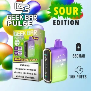 Geek Bar Pulse 15000 Disposable Vape (5%, 15000 Puffs) - Sour Blue Dust