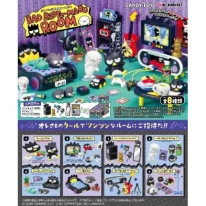 Re-Ment Bad Badtz Maru Room Candy Toy Miniature Figure Box of 8