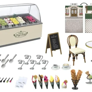 Re-Ment Petit Sample Gelateria Puccini Complete Set Japan Official Figures