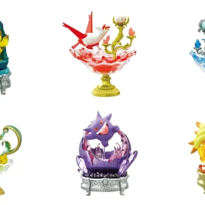 Re-Ment Pokemon Gemstone Collection 6-Figure Set Hikari Kagayaku Shinpi No Kiseki