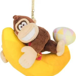 Sanei Super Mario Donkey Kong Bananza Banana Shape Plush Mascot