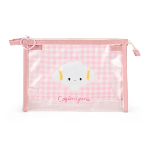 Sanrio Kogimyun Clear Pouch with Steel Zipper for Ages 3+ 22x10x15cm