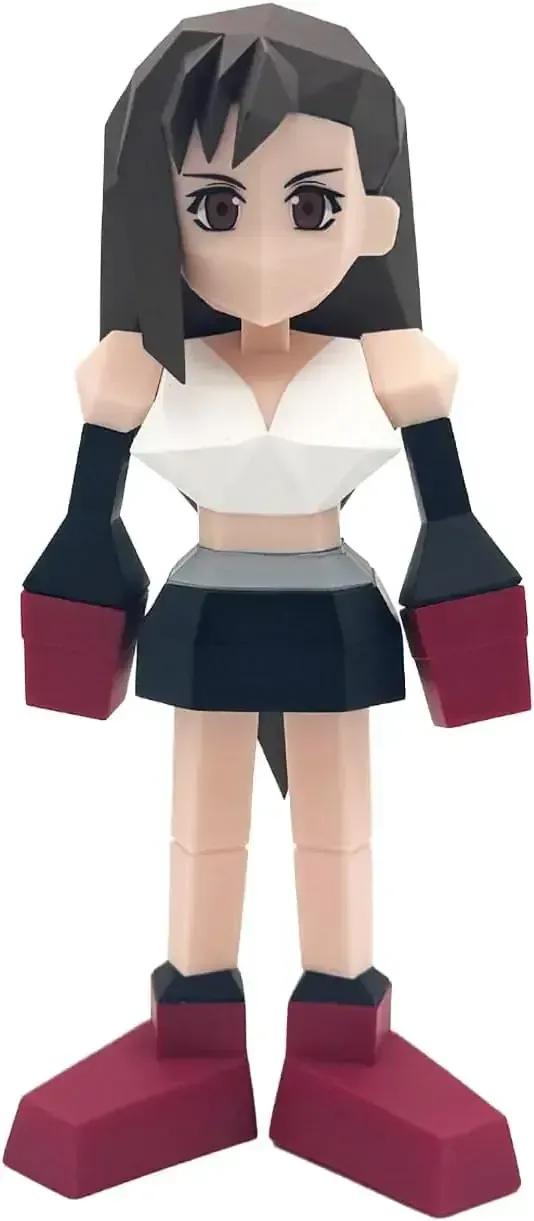 Square Enix FINAL FANTASY VII Tifa Sofubi Figure Polygon 14 cm
