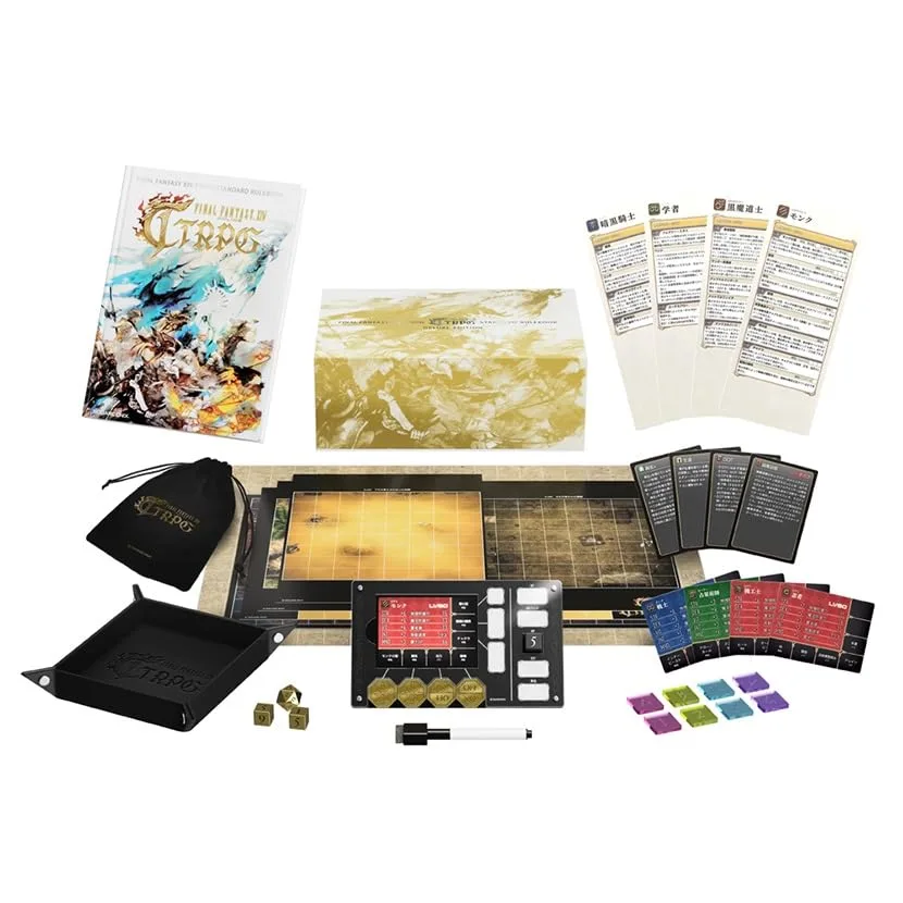Square Enix Final Fantasy XIV TTRPG Deluxe Edition Rulebook Japanese Version
