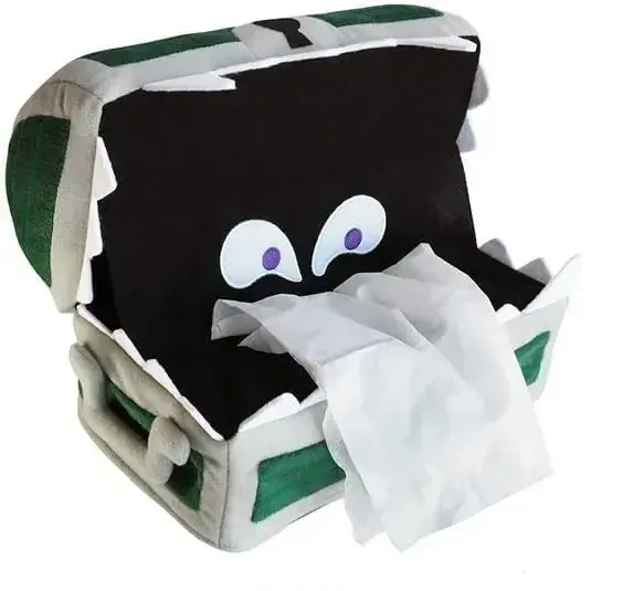 Square Enix Smile Slime Plush Tissue Box Cover Green 28x14x20cm