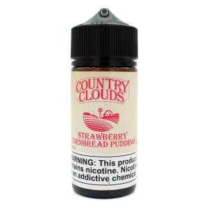 Strawberry Cornbread Pudding - 6mg - Country Clouds - 100mL