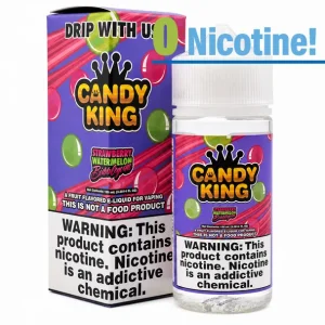 Strawberry Watermelon Bubblegum - Candy King - 100mL - 0mg